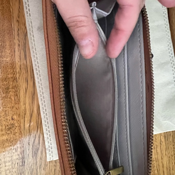 Fossil Brown Pebble leather wallet - Picture 6 of 8